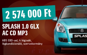 20 éves a Suzuki - splash 1